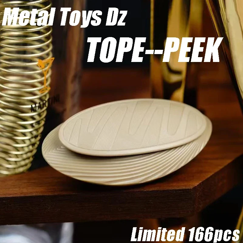 Metal Toys Dz Top E PEEK Mechanical Push Slider CNC Stainless Steel Quick Release Structure EDC Metal Fidget Toys For Adults