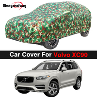 Camouflage Full Car Cover For Volvo XC90 2002-2023 Outdoor Anti-UV Sun Shade Snow Rain Wind Protection Waterproof SUV Cover