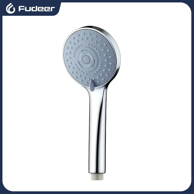 

Fudeer Shower Head Round Multi-modes Adjustable Anti-rust Electroplate High Pressure Sprayer Bathroom Sprinkler Accessories