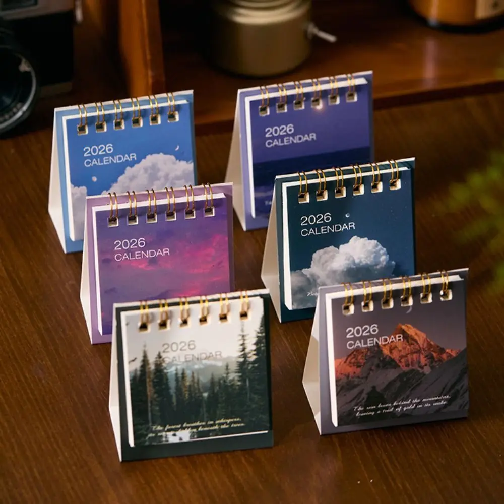 Kalender Meja Daftar Tugas 2026 Kertas Tebal Dekorasi Rumah Perencana Jadwal Kreatif Sederhana Perencana Harian Kantor Sekolah Rumah