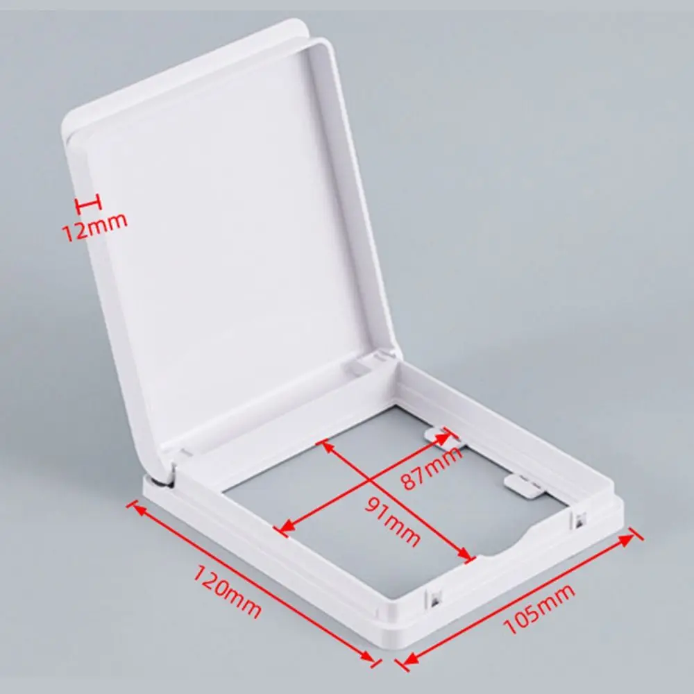 Настенная Защитная крышка переключателя, самоклеящаяся Водонепроницаемая пластиковая розетка 86 типов