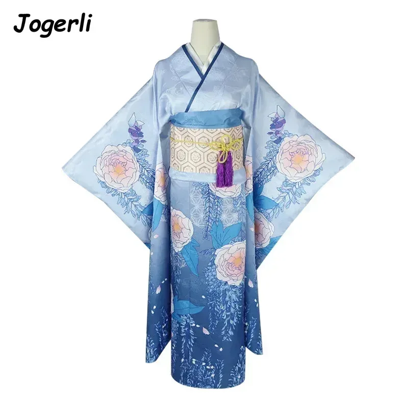 

Jogerli Аниме My Happy Marriage Saimori Miyo Костюмы для косплея Одежда кимоно в японском стиле для мужчин и женщин;6,r'8;p'