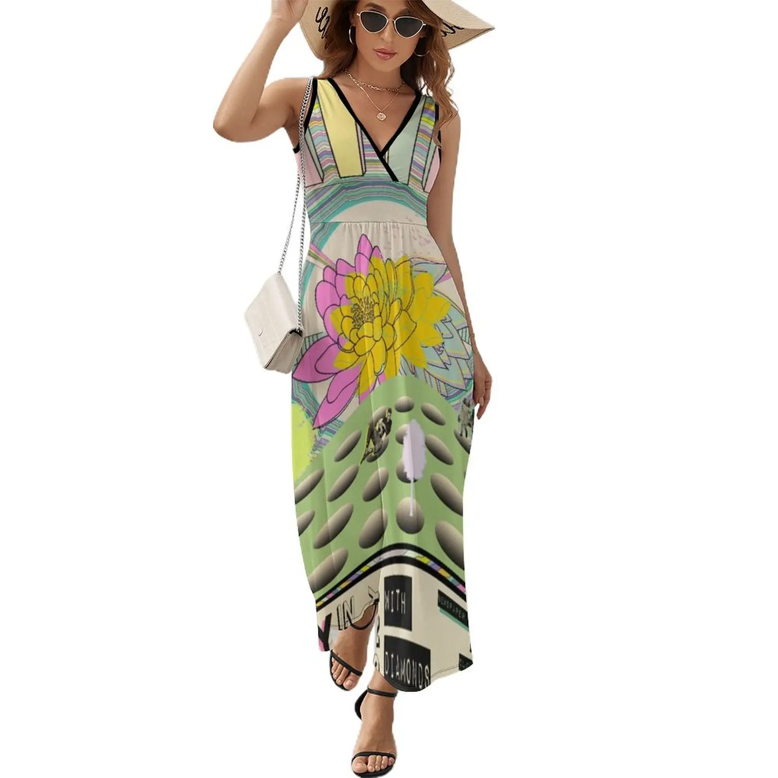 

Lucy In the Sky with Diamonds Sleeveless Dress summer dresses womens 2024 Long dress