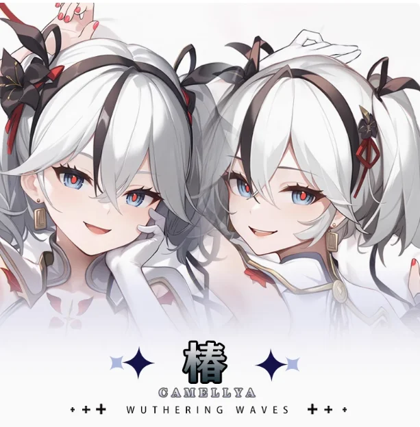 애니메이션 물결 카멜리아 섹시한 다키마쿠라 포옹 바디 베개 케이스, 오타쿠 로리 베개 쿠션 커버, 침구 선물, HY