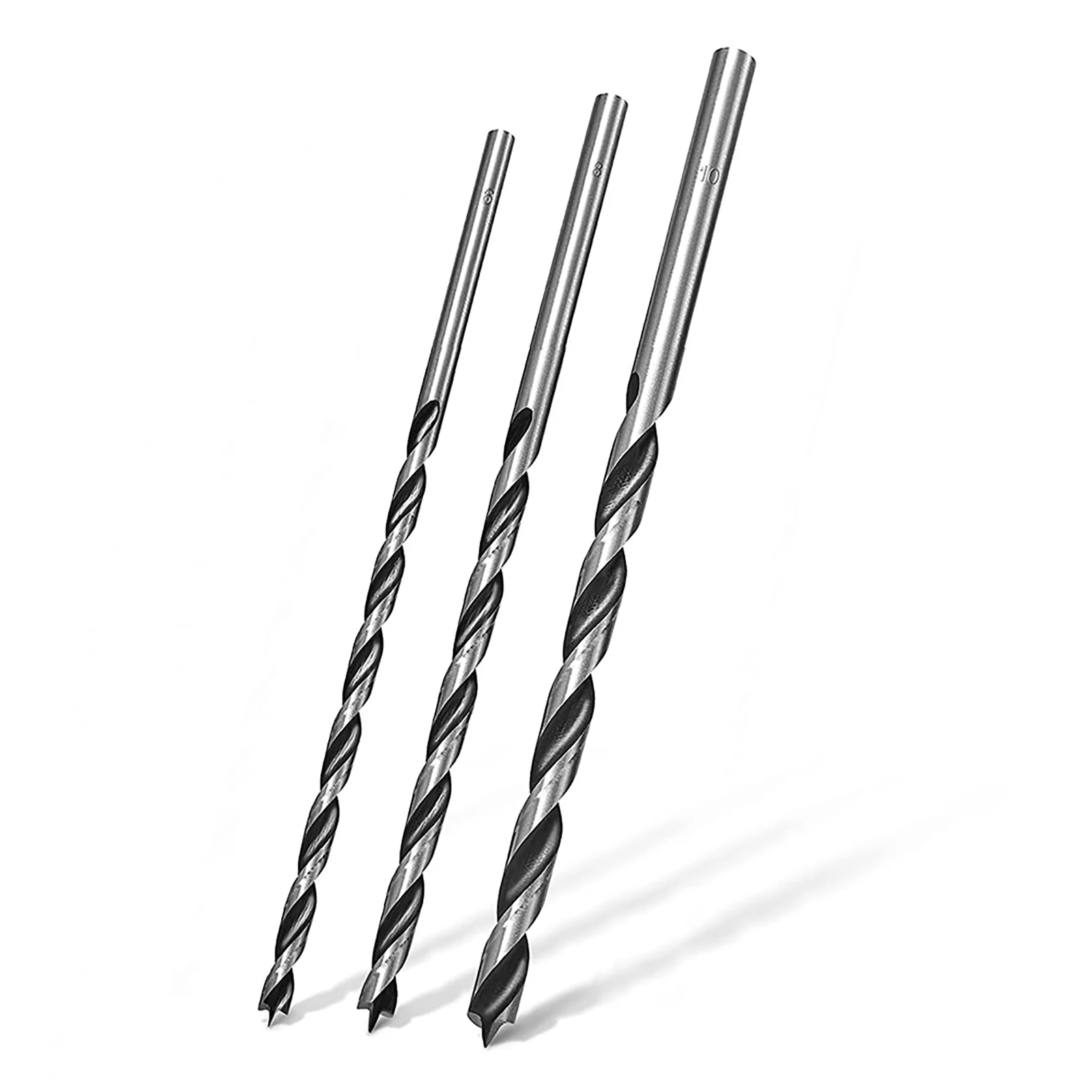 Broca de Madeira Extra-longa Conjunto de Brocas em Espiral Conjunto de Torção de Woodwroking Broca 6*300 mm 8*300 mm 10*300 mm Peças de Ferramenta Elétrica Peças 30cm