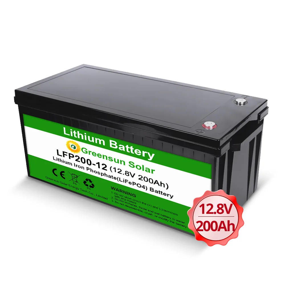 

OEM 12V 100AH 150AH 200AH Grade A 3.2V Battery Cell Lifepo4 12.8V Lithium Battery With UN38.3