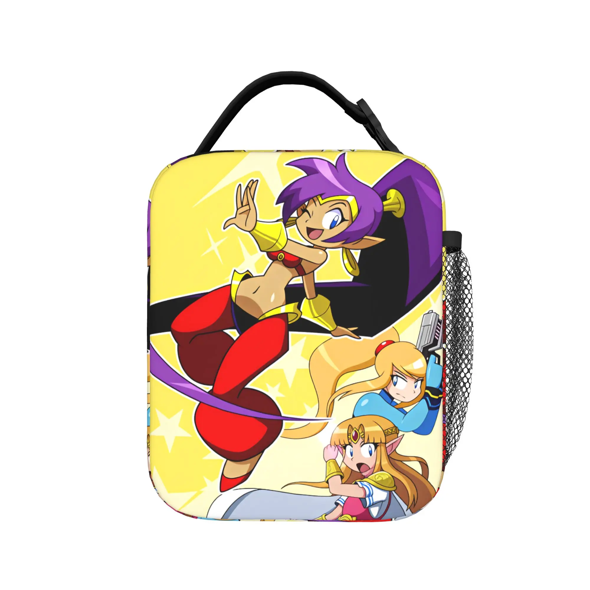 Shantae Half Genie Lunch Bag For Child  Print Lunch Box Vintage Office Cooler Bag Portable Zipper Oxford Tote Food Bags