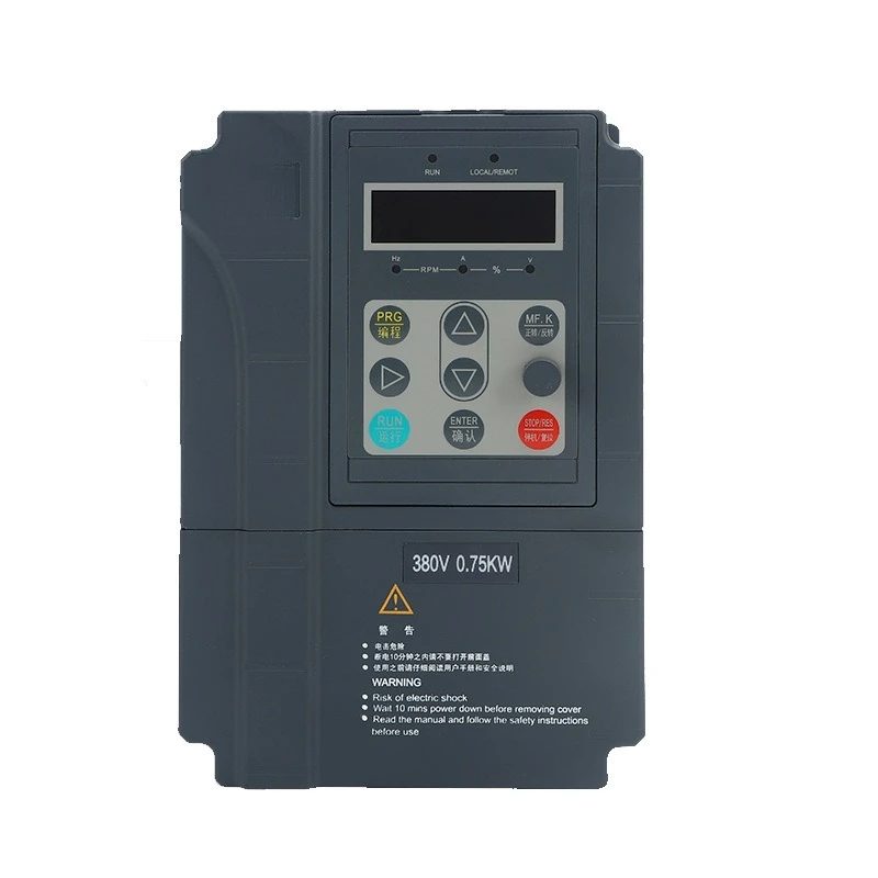 

Heavy Duty Inverter 0.4 0.75 1.5 2.2KW Single Phase 220V Three Phase 380V Motor Motor Governor