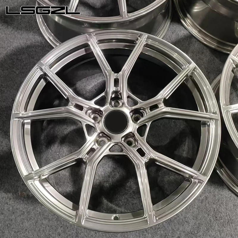 LSGZL Custom 17 18 19 20 21inch 5x112 5x120 5x114.3 Forged Wheels for BMW for Audi Forged Alloy Wheels
