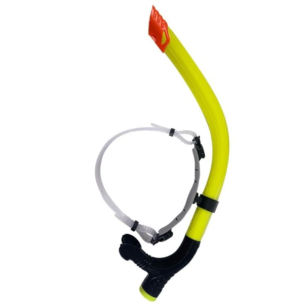 Silicone Mouthpiece Swimming Snorkel One-Way Purge Valve Semi-Dry Top Front Snorkel Snorkel Tube Front Dry Design
