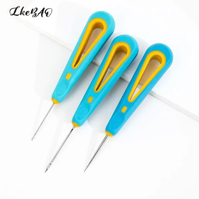 Straight Curved and Hole Hook Needle Piercer Stab Sticher Awl For Repair Leather Shoe Sewing Cobbler Tool Sewing Awl DIY Craft