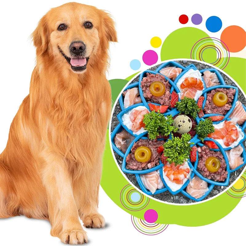 Popular Spot Pet Slow Food Tray Easy To Clean Energy-consuming Hard and Bite-resistant Cat and Dog Licking Tray Feeding Mat