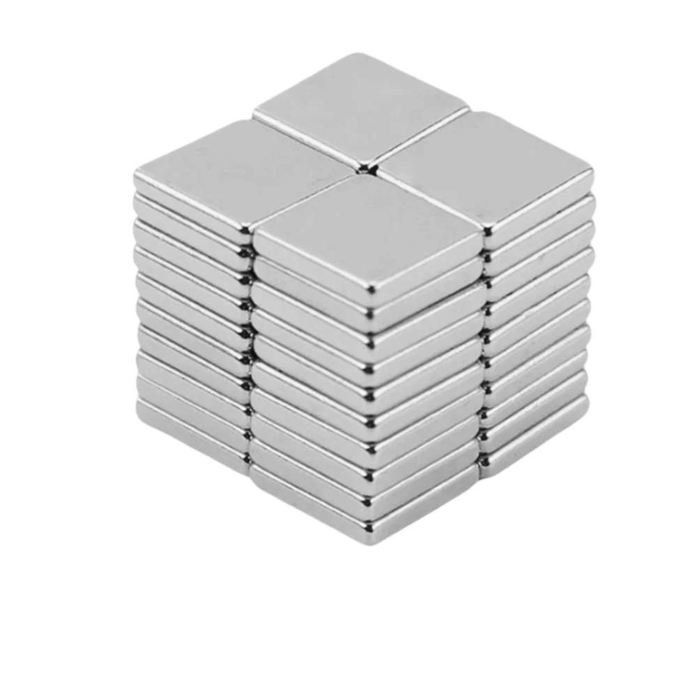 20/50/100/150/200/500pcs 10x10x2 Mm N35 Strong Square Rare Earth Magnet 10*10*2 Mm Permanent Neodymium Magnets 10mm X 10mm X 2mm