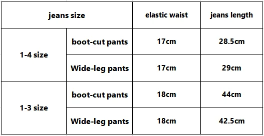 BJD Puppe Jeans Kleidung Blau Mädchen Spielzeug Elegante 1/3 1/4 Boot-cut Hosen Denim Serie Retro Waschen Micro Breite bein Puppe Zubehör – Detail 1