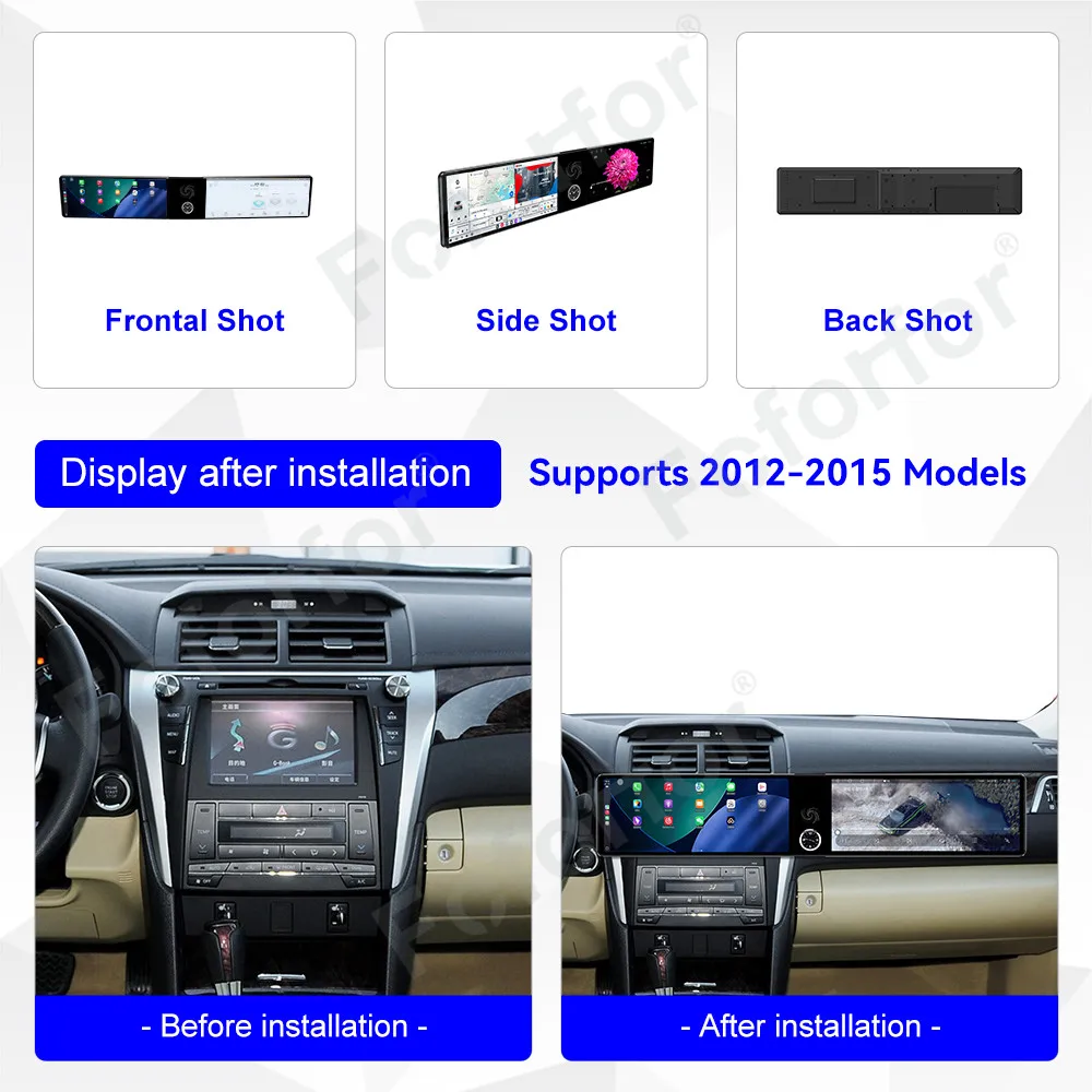 For Toyota Camry 2012-2015 12.3