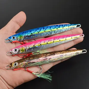 3D金屬路亞 60克 80克 100克 120克 150克 200克 海洋仿生魚鐵板餌 搖擺餌 釣魚路亞 人工海釣船釣 6 最佳銷售 200克魚鉤 - №2