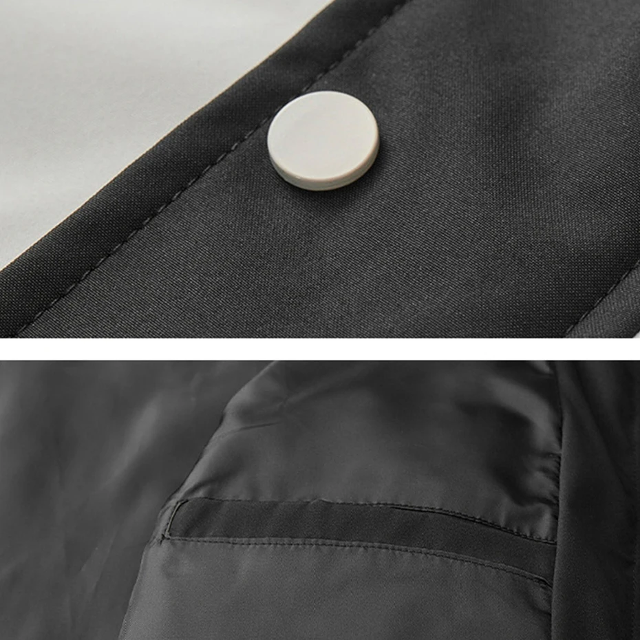 Color Block Patchwork Jacket Men Fashion Casual Windbreaker Jackets Male Camp Jackets Coats Outdoor Outerwear