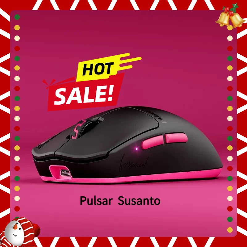 

Pulsar Pro SUSANTO-X Wireless Mouse Dual Mode 8000Hz Mouse Polling Rate XS-1 Sensor 32KDPI Gaming Mouse Accessories Gift