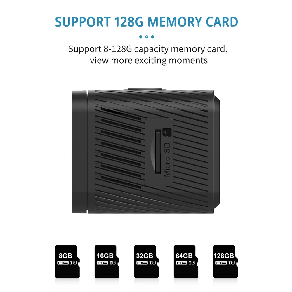 1080P Mini Wifi Camera Wireless CCTV Security Surveillance Camera Small Rechargeable Battery Powered Night Vision Cam