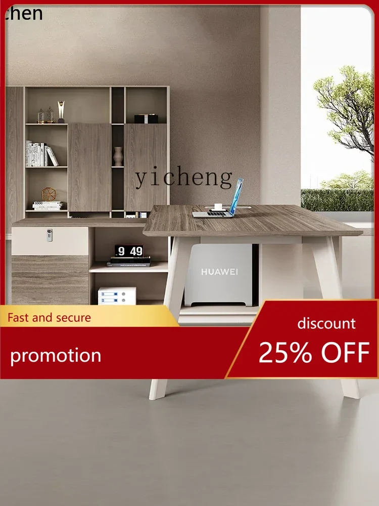 HXL Boss Desk Office Computer Desk Company Single Fashion Manager Executive Desk and Chair