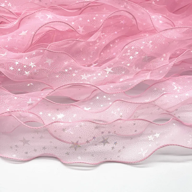 Star Print Organza Ribbon 4