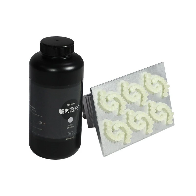 1KG Light Curing Photopolymer Consumable, Lab Model Resin for 3D Printing Oral Demonstration Sample