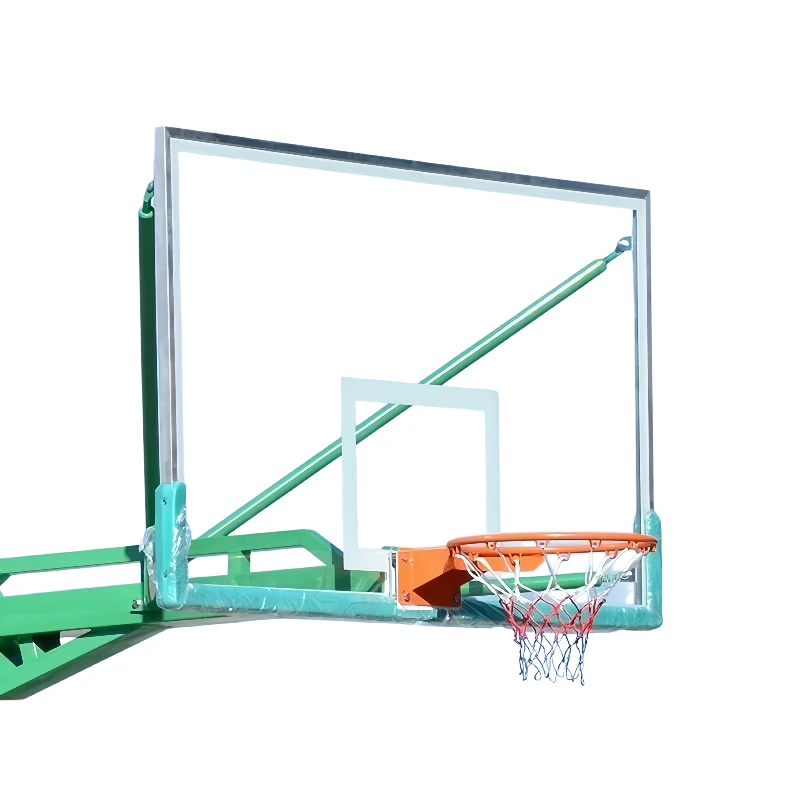 Standard basketball backboard, fiberglass and tempered glass basketball court equipment