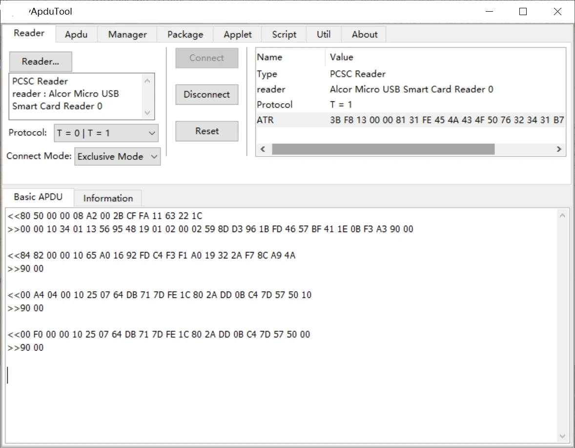 JCOP Manager Searcher Tool and  APDU Commands Card Tool for JCOP21-36K J2A040 40K JCOP31-72K J3H081 JAVA Cards