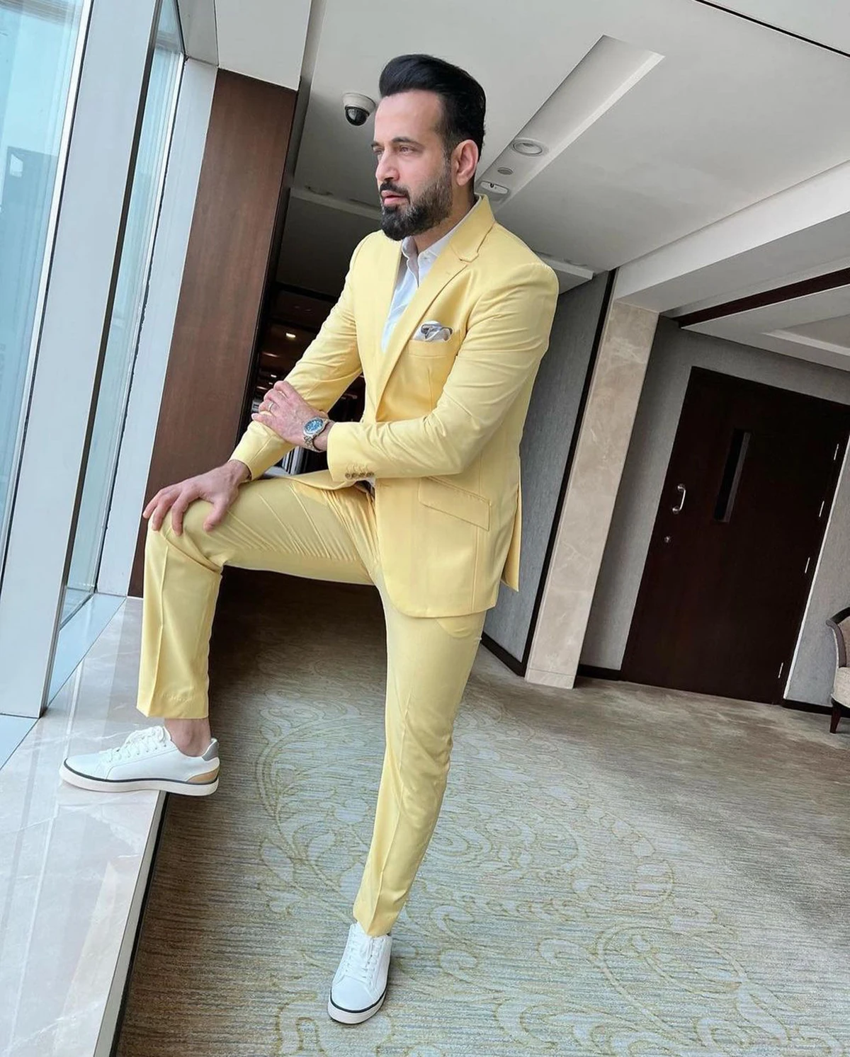 Bright Yellow Men Suits 2 Piec - Formal Wear For Men Yellow review and price