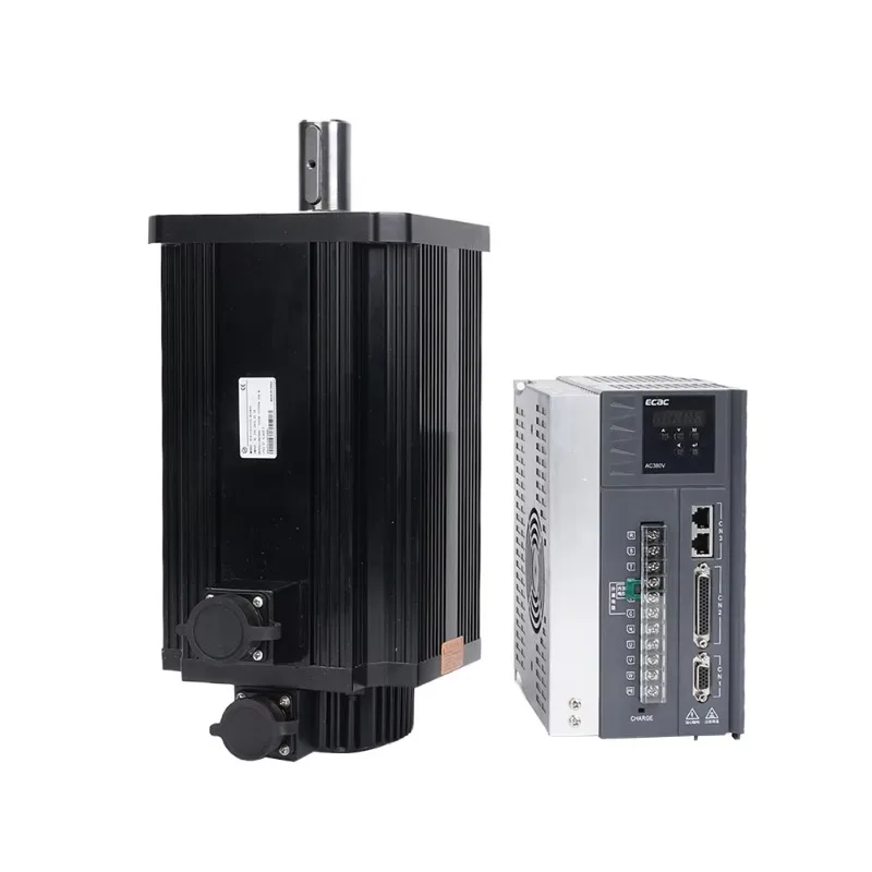 600W 220V AC Servo Motor Kit with Driver 3000rpm 1.91N.m 17bit/23bit Encoder Heavy Duty Servo Set for Robotic Arm Automation