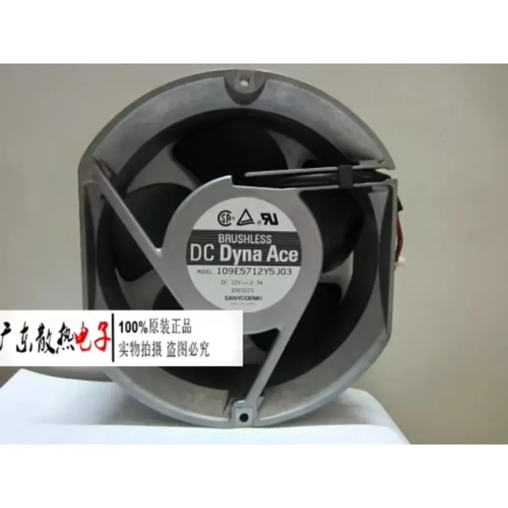 

Вентилятор охлаждения Sanyo Denki 109E5712Y5J03 DC 12V 2.3A 172x150x51мм, 3-проводной