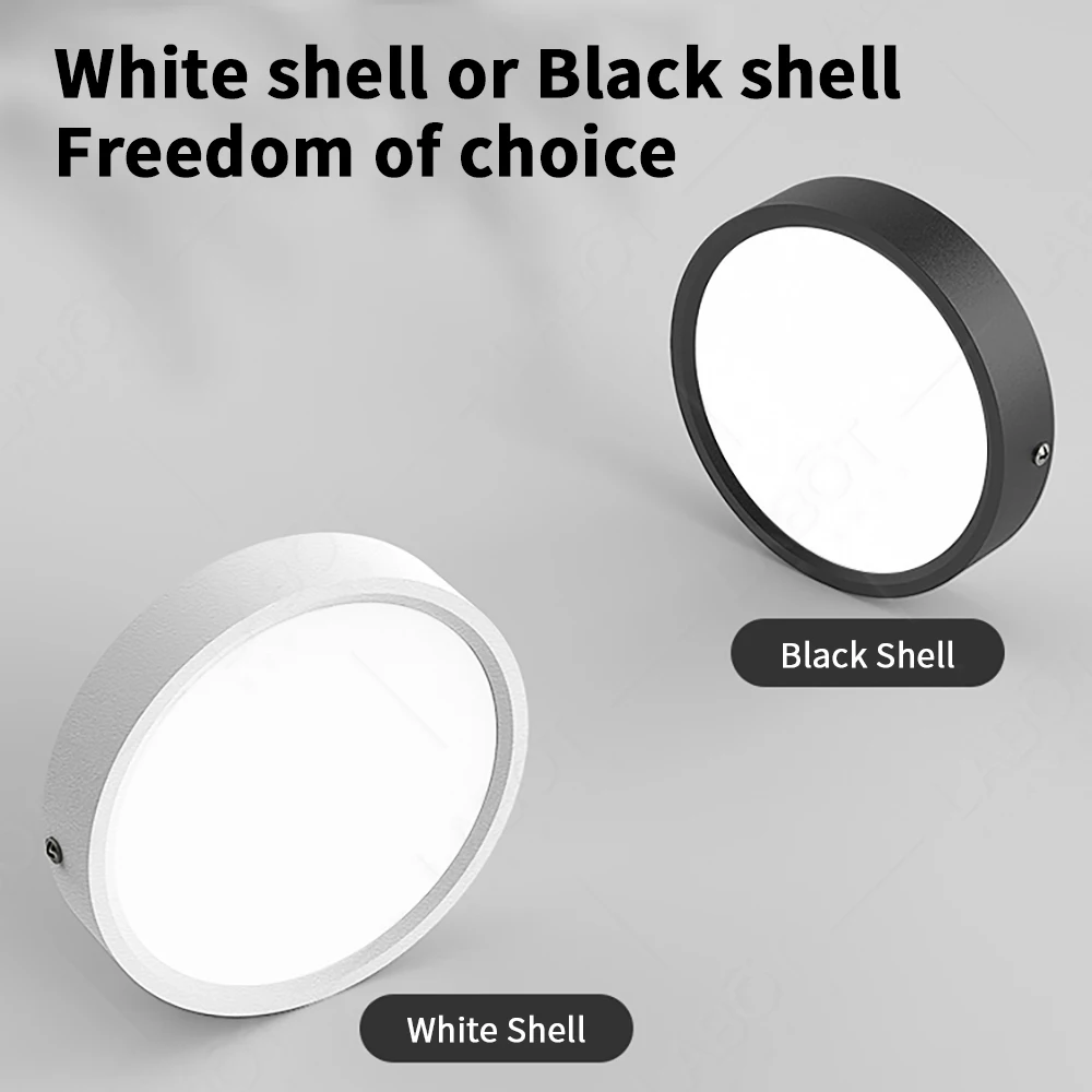 

Светодиодный потолочный светильник 5 Вт, 10 Вт, 15 Вт, 18 Вт, 24 Вт, потолочный светильник поверхностного монтажа, потолочный светильник для гостиной, кухни, 220 В, прожектор, панельные светильники