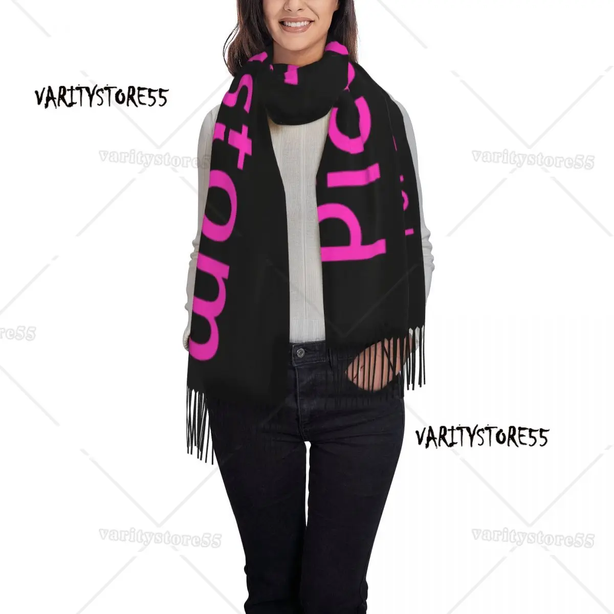 Personalized Print Personalized Custom Photo Logo Scarf Men Women Winter Fall Warm Scarves Customized DIY Print Shawl Wrap