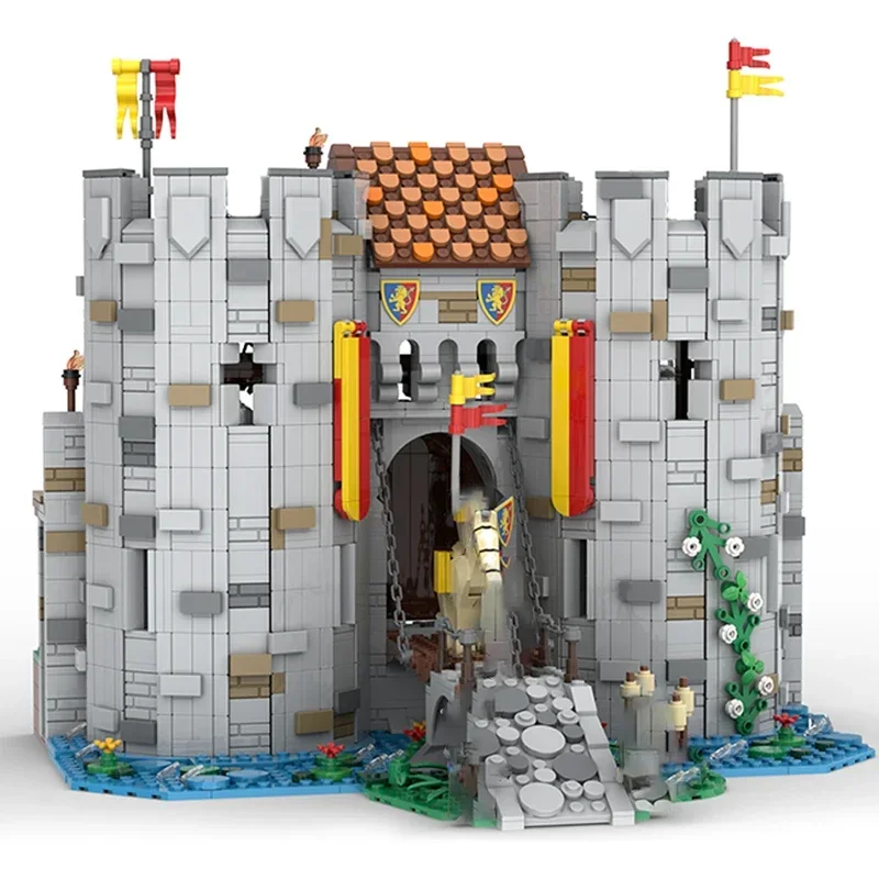 Moc Building Bricks Model The Gate Of Bricktenstein Castle Technology Modular Blocks Gifts Toys For Children DIY Sets Assembly