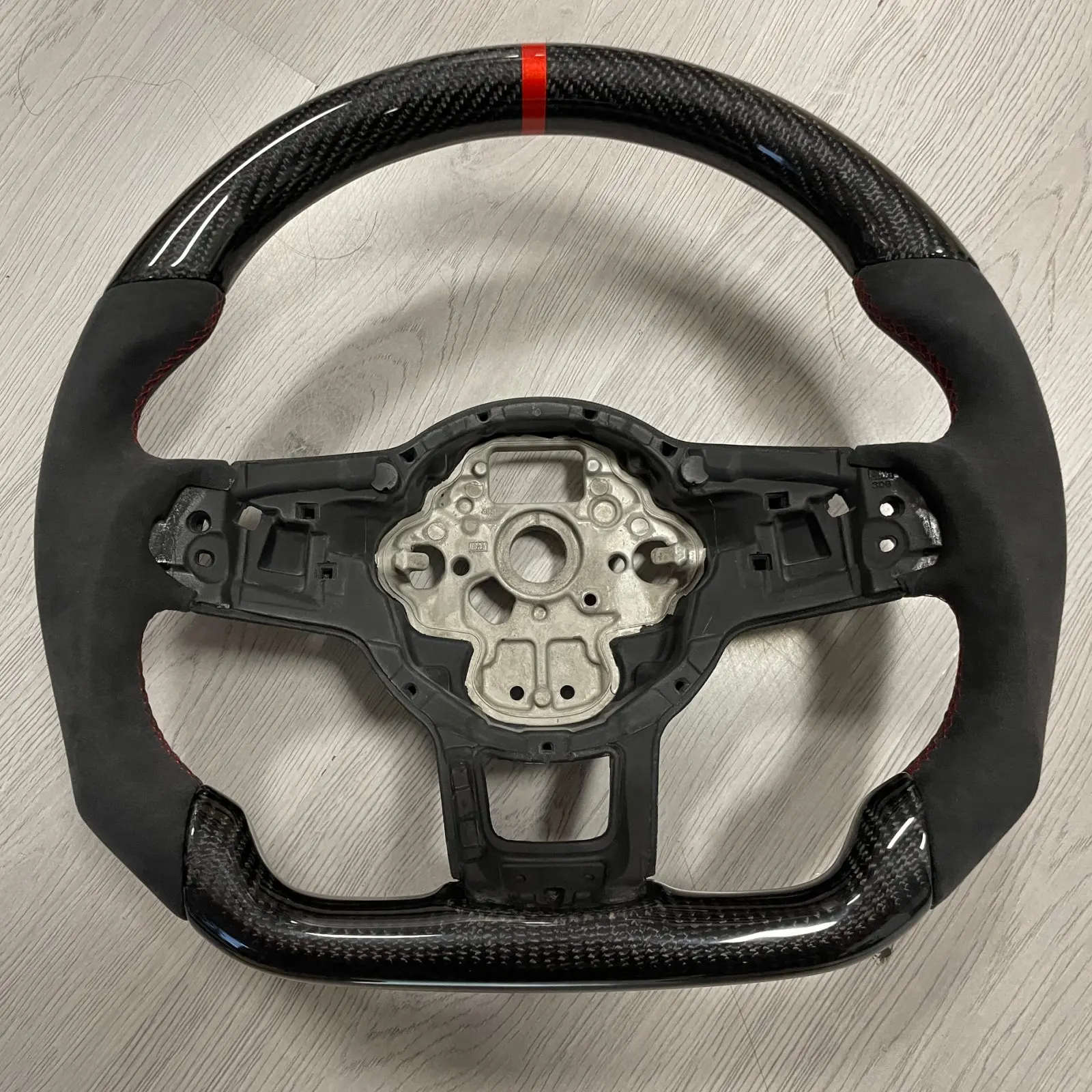Auto stuurwiel geschikt voor VW Golf MK6 MK7 7.5 GTI GTD GTE R Polo Passat Tiguan Alcantara stuurwiel Auto Accessoires
