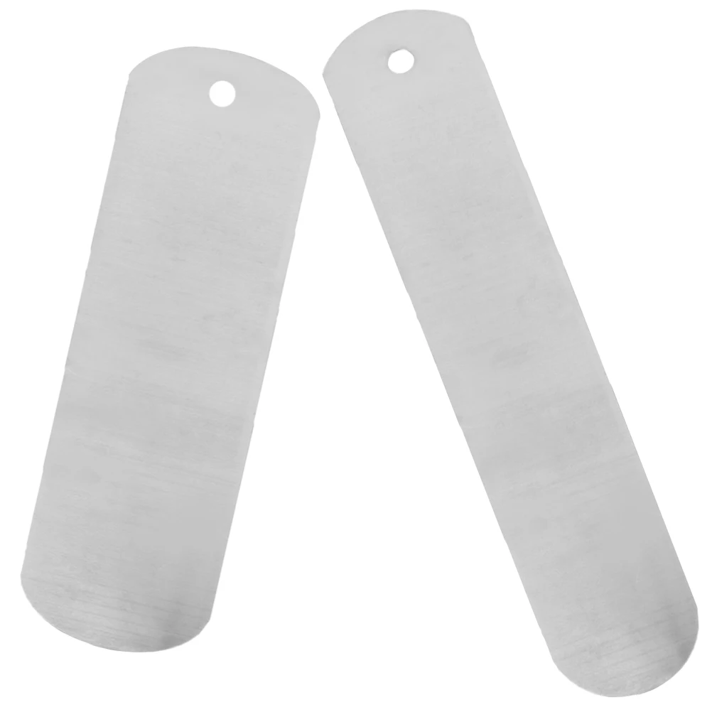 

2Pcs Sock Shaping Board Jig 85x45mm 12x40mm Metal Sock Fixing Tool Straight Board Blank Sheet Practical Art Supply
