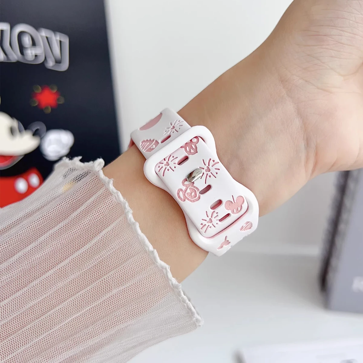 Дизайнерский ремешок с принтами для Huawei Fit 4Pro Fit 4 Fit 3, силиконовый браслет с гравировкой для Huawei Fit 2 1, браслет с цветочным принтом