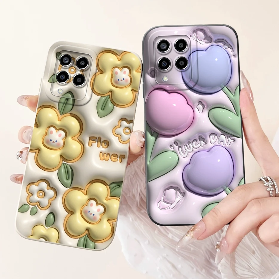 For Samsung Galaxy A12 Case SM-A125F Fashion Candy Painted Cover Full Protection Phone Case For Samsung A12 F 12 Galaxy M12 Bags