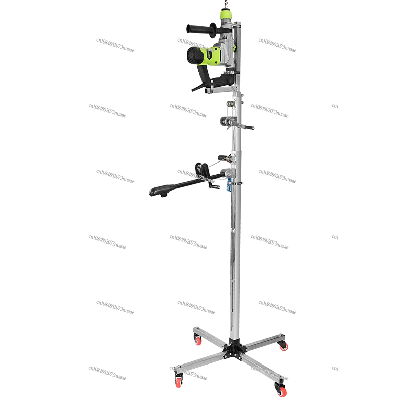 Electric hammer drilling bracket, impact drill, lifting ceiling, perforating telescopic rod, special tool, lifting bar