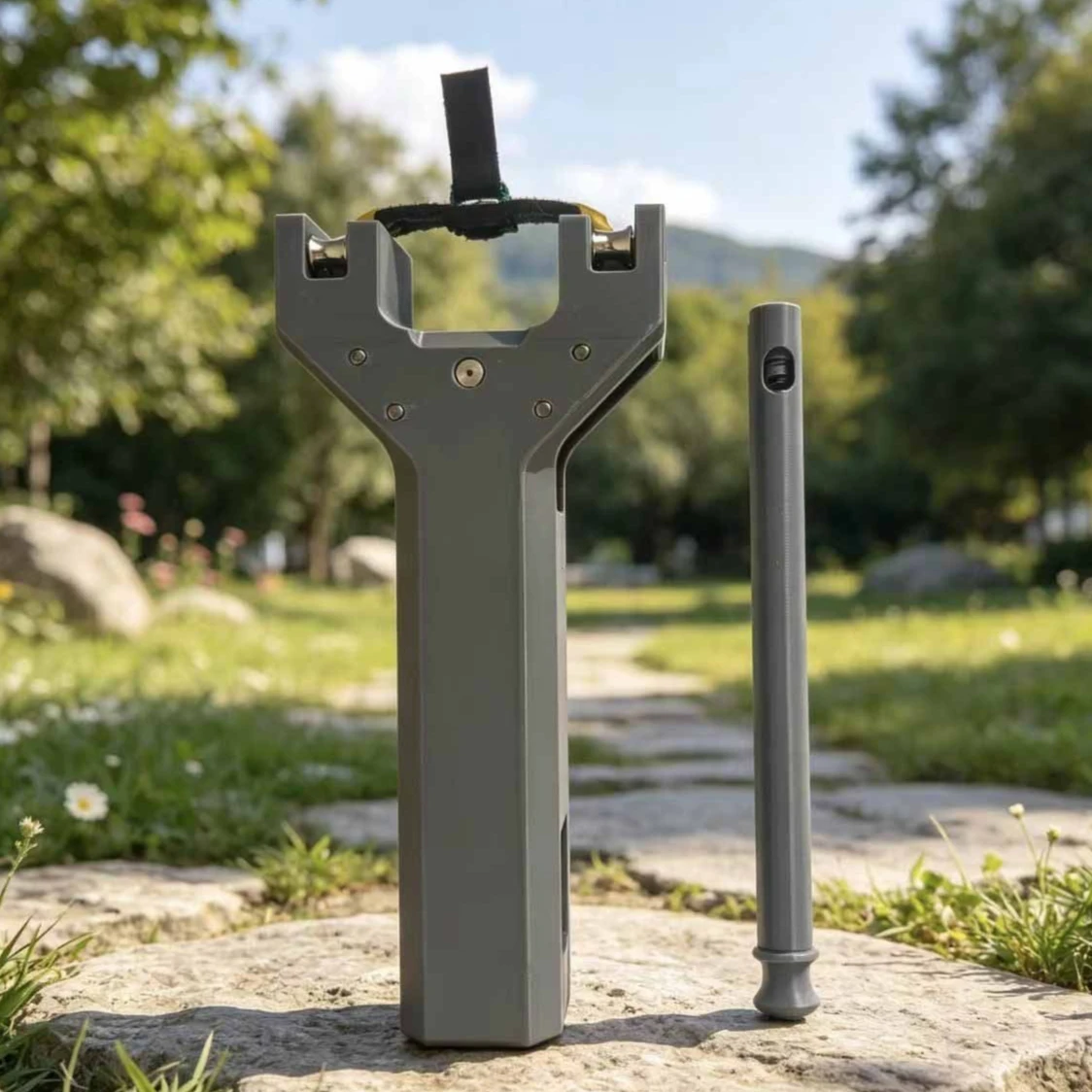 Portable Lightweight Durable Fast Loading Automatic Slingshot 3D Printing Detachable Magazine Outdoor Hunting Tool