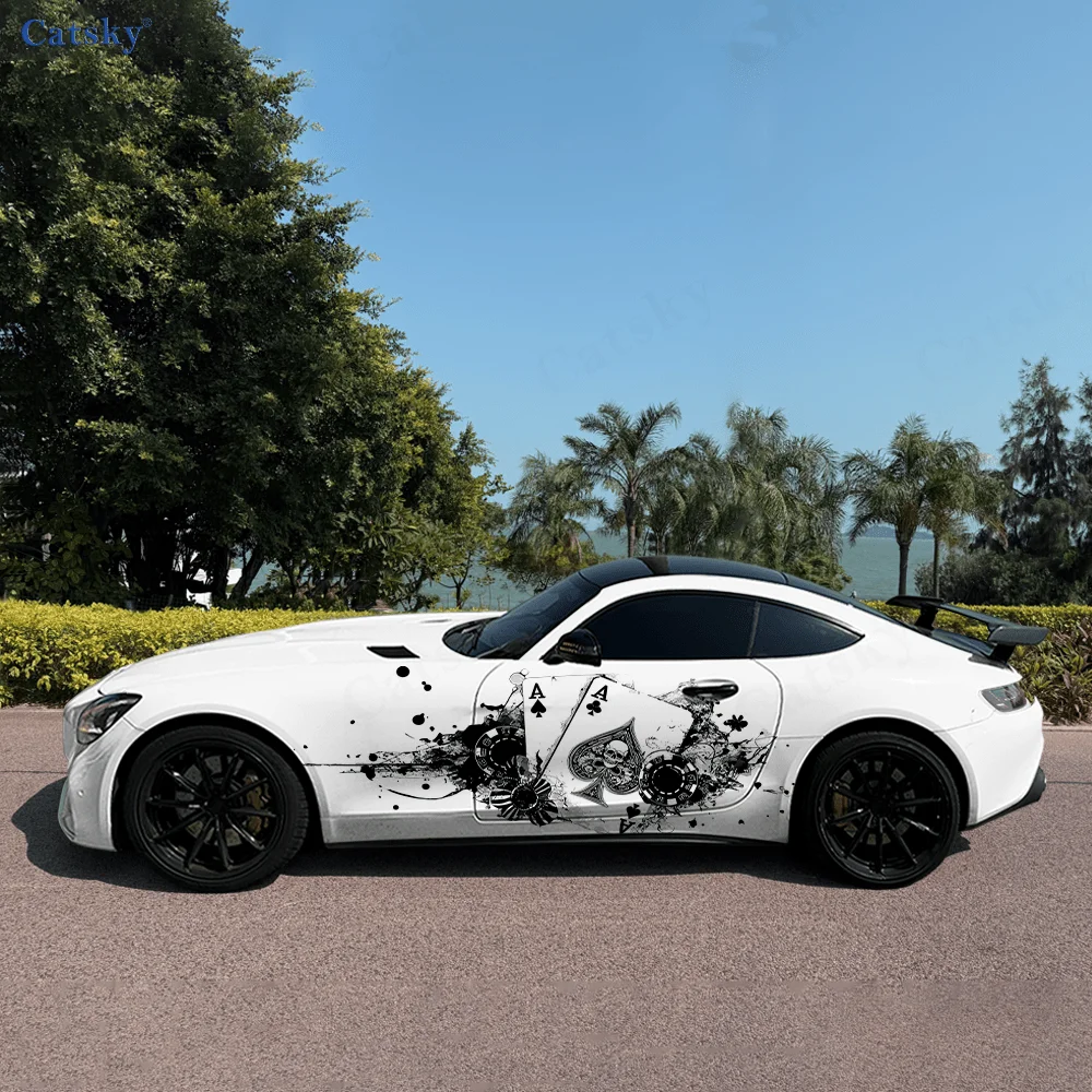dark-style-poker-car-side-sticker-pvc-self-waterproof-stick-striking-auto-exterior-accessories-decor-protect-gift-for-car-lover