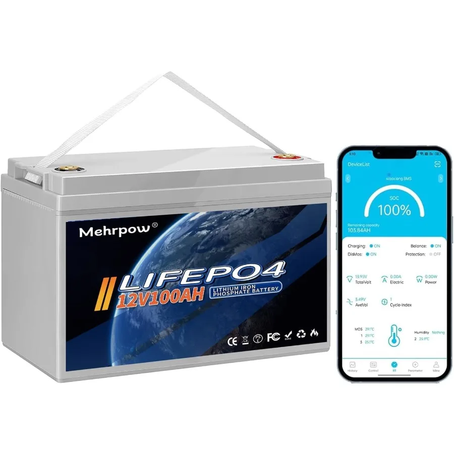 12V 100Ah Lifepo4 B…