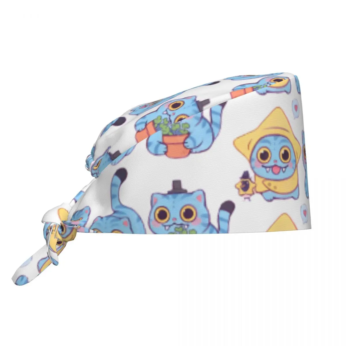 

Nurse Hats KPop Demon Hunters Scrub Caps Stylish Medical Cap Adjustable For Unisex Women Tie Back Graphic Working Caps