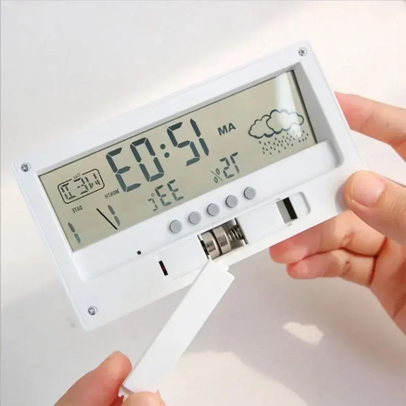 LCD Multi-function Electronic Alarm Clock Creative Silent Creative Electronic Alarm Clock Children Smart Digital Clock