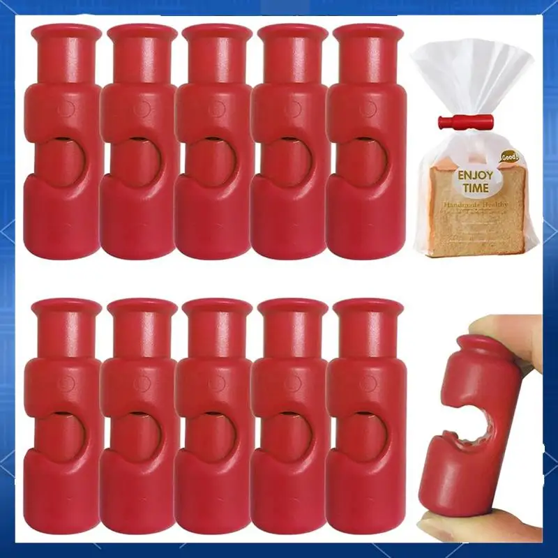 24PCS Bag Clips, Snack Bread Sealing Clip, Squeeze And Lock Bread Bag Clips For Food Storage, Plastic Bag Clip