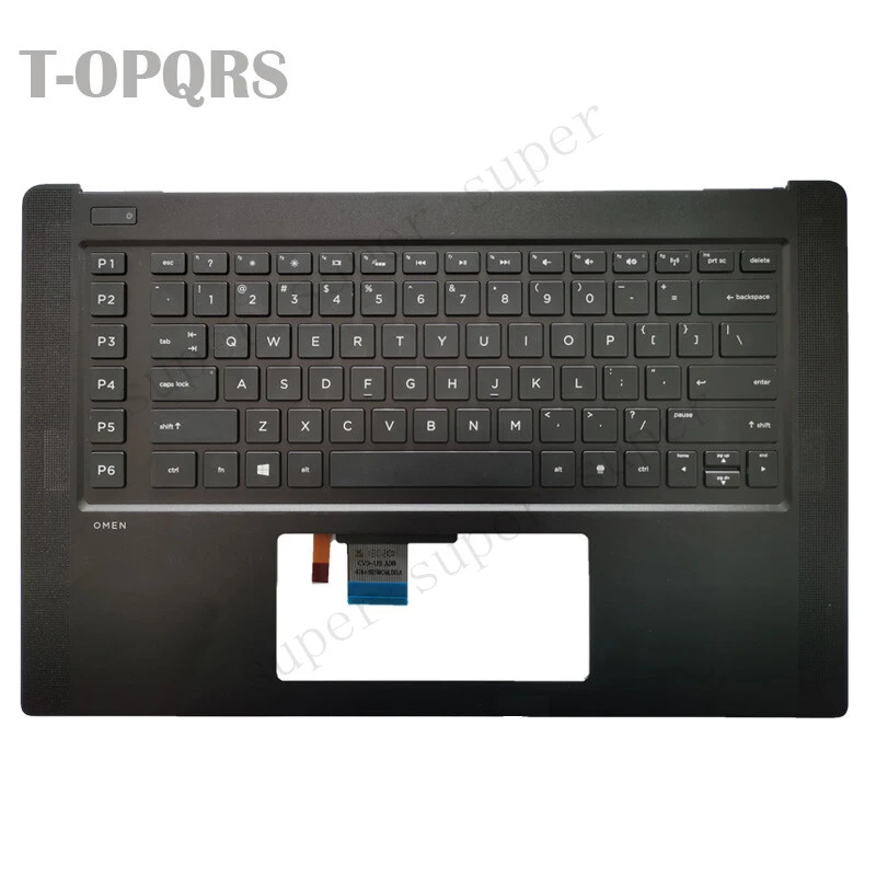 S+     For HP OMEN 15-5000 15T-5000 Palmrest & Backlit Keyboard 788603-001 808331-001