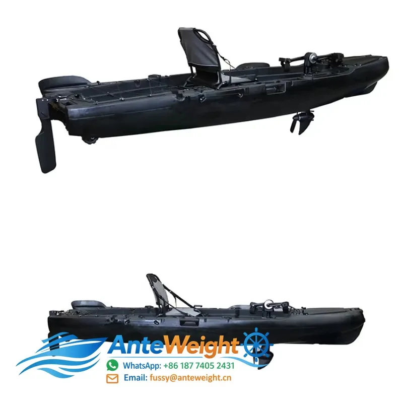 Fishing Surfing Cruising Rotomolded Lldpe Plastic Rowing Boats Sit on Top Kayak