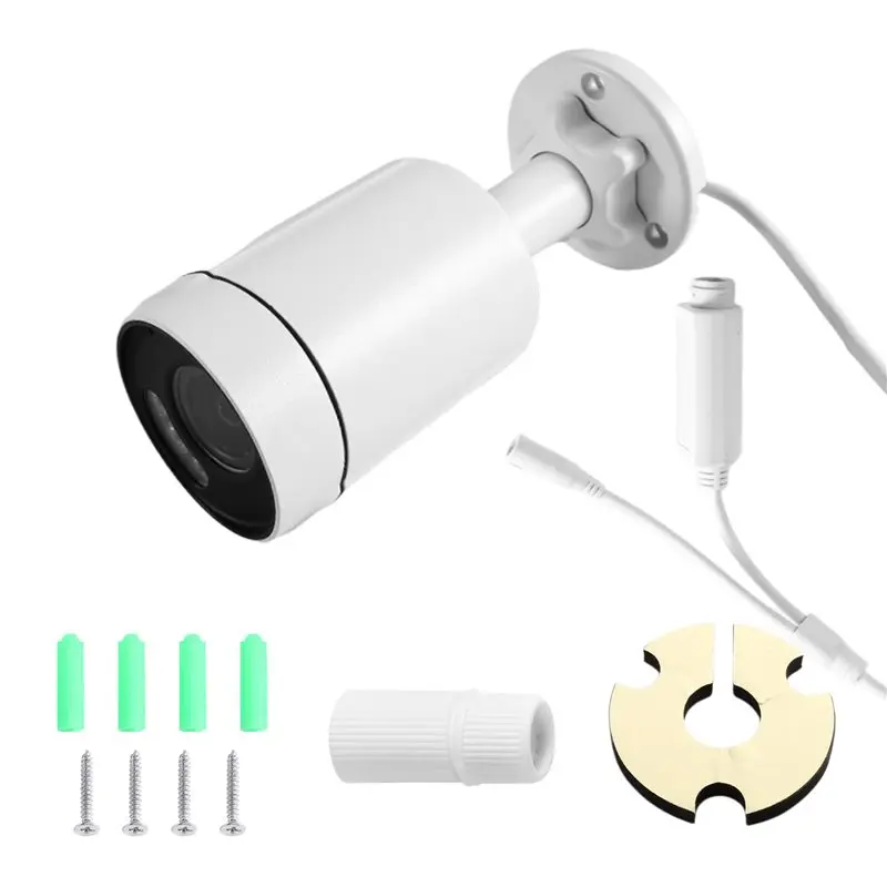【HOT A69Z!】Security IP Camera 5MP 4X Auto-Zoom Poe Bullets Camera Color Night Vision 108° Wide Viewing Angle Outdoor