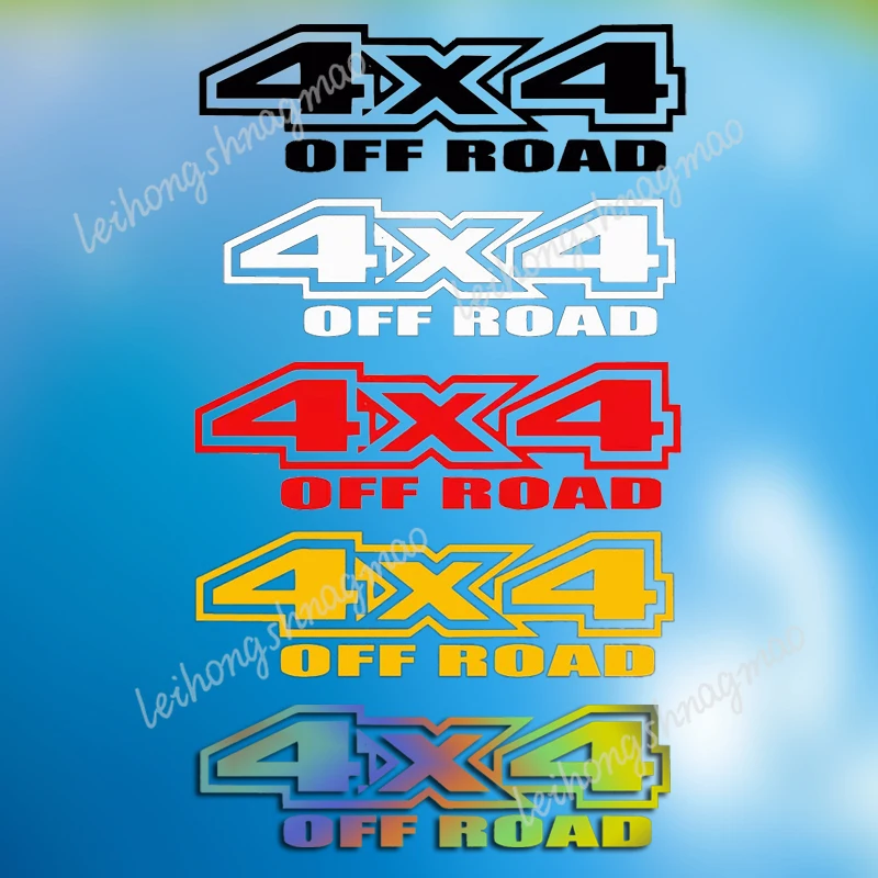 

Personalized 4X4 Off-road Vehicle Sticker Pickup Truck Cargo Compartment 4X4 Four-wheel Drive Logo Waterproof Car Sticker