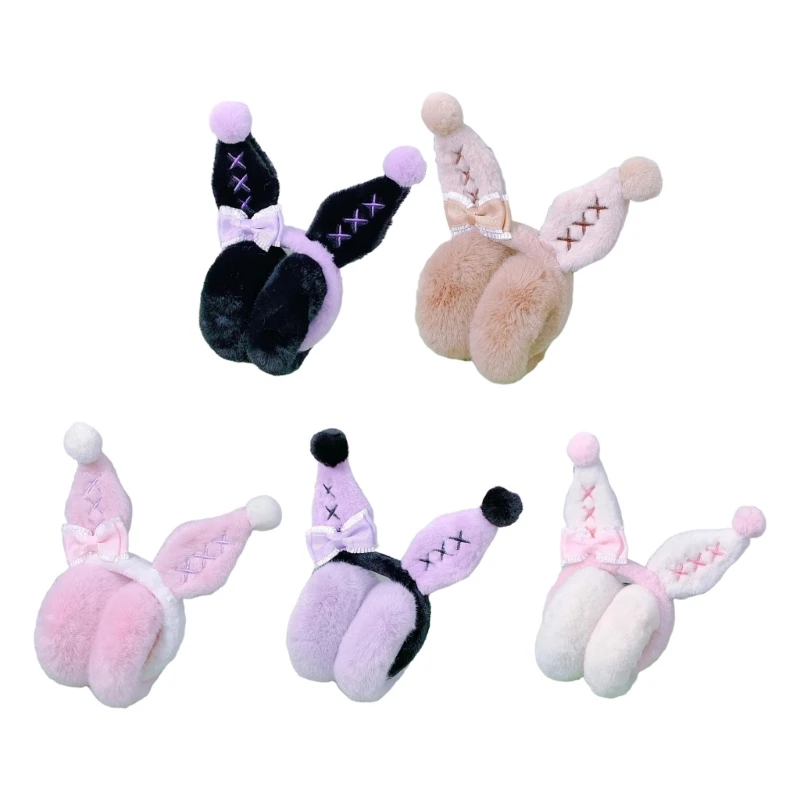 

Funny Plush Lovely Earmuff Stuffed Bunny Ear Ear Warmer Unisex Animal Ear Flap Dropship